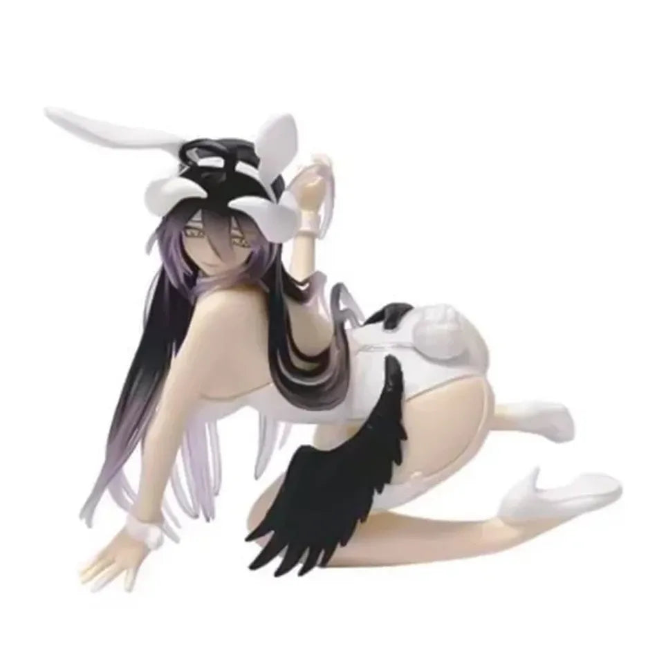 13CM Anime  Figure albedo Bunny Girl Kneeling Anime Model Toys Gifts Collection Decoration Ornaments PVC