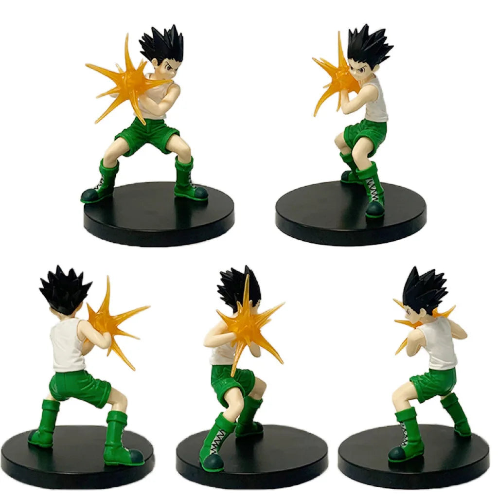 Anime HUNTER×HUNTER Killua Zoldyck GON·FREECSS Chrollo Lucilfer Figure PVC Model Collection Ornament Toy Doll Gifts In Stock