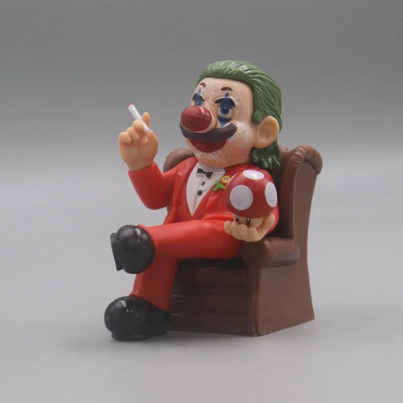 New Cosplay The Godfather The Joker With Chair Action Figure Toys Collection Movie Model PVC Doll Desktop Ornament