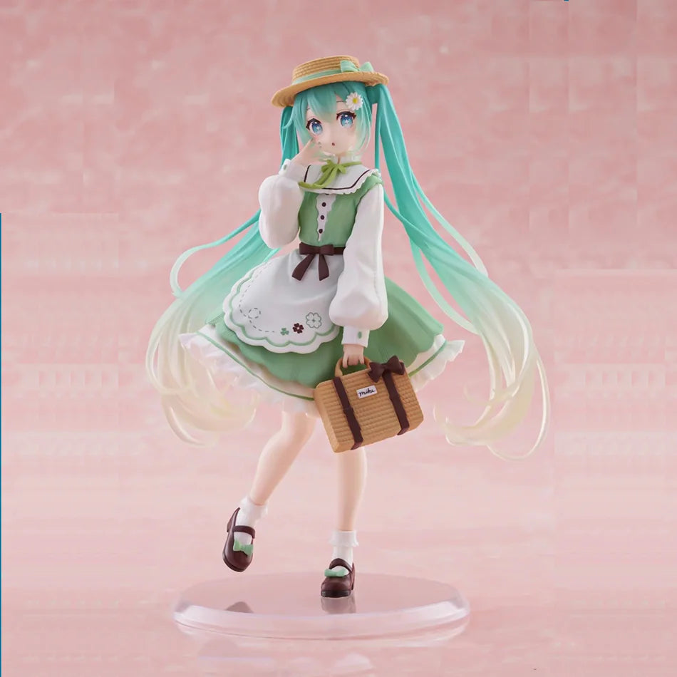 Hatsune Miku Desktop Cute Action Figure 20cm Fashion Country Ver. Anime Figurine Kawaii Girl Model Toy - Adorable Decor