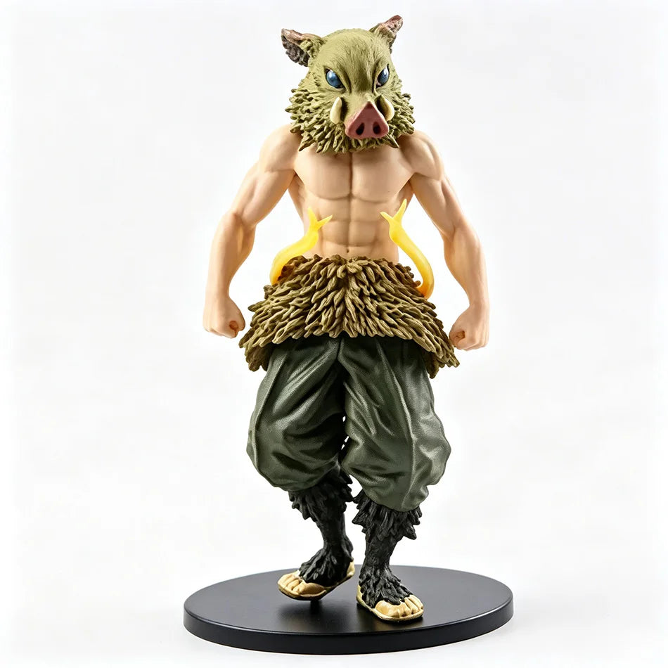 Demon Slayer Kimetsu no Yaiba Figure Kamado Tanjirou Agatsuma Zenitsu Nezuko PVC Model Toys Anime Character Warrior Figure