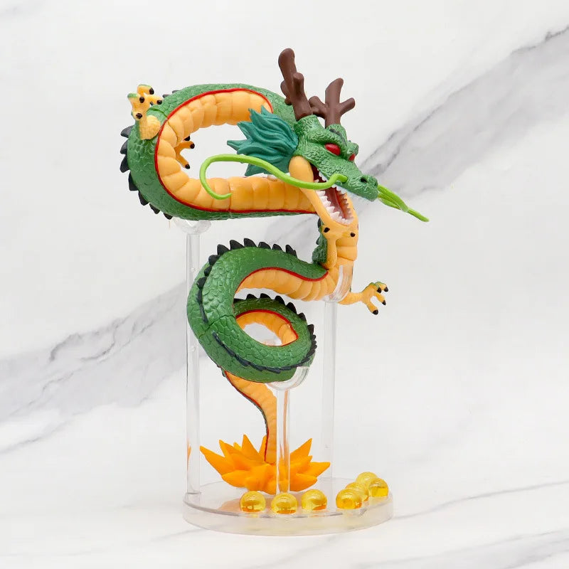 Dragon Ball Shenron Figure With 7 Star Crystal Balls Set Anime Statue Model Desktop Collectible Ornament Gift