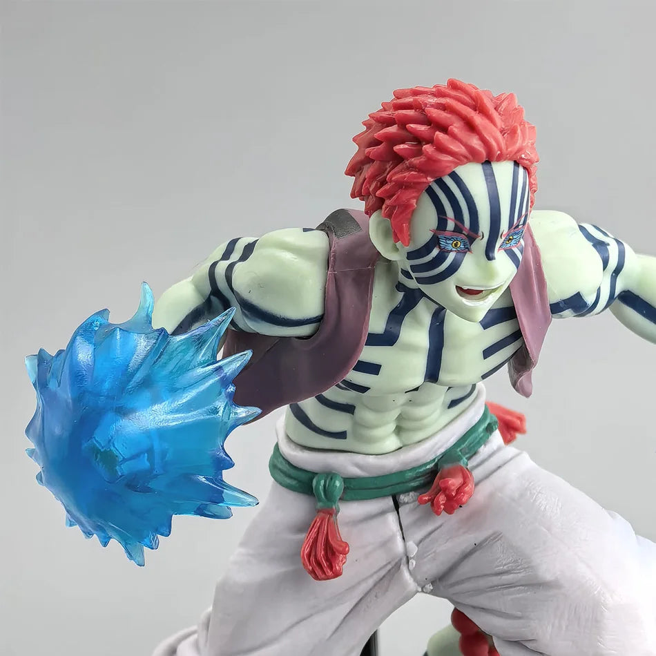 Bandai Anime Demon Slayer Figure Model Juuni Kitsuki Akaza Battle Figure Kimetsu No Yaiba Desktop Decoration Collection Gift