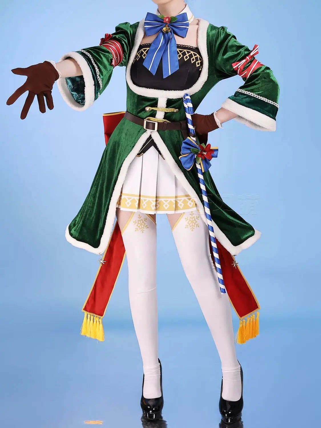 Rem Ram Christmas Dress Emilia Cosplay Costume Anime Re:ZERO - Starting Life in Another World  Dress for Women Halloween Suits