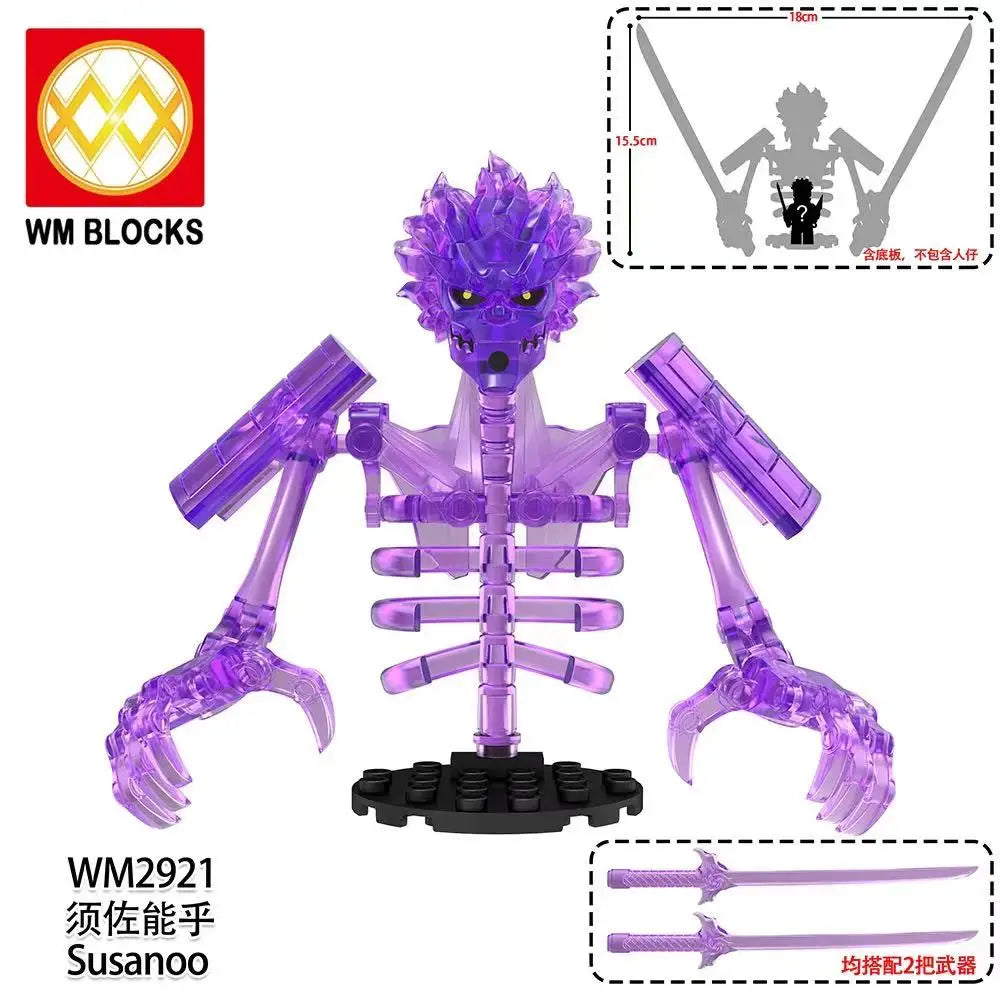 In Stock SHF Naruto Uchiha Madara Action Figure with Transparent Blue Susanoo Effect Anime Collection Model Toys