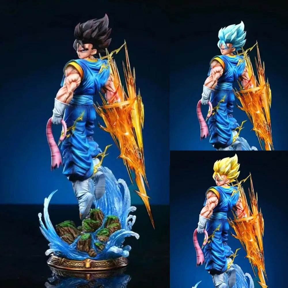 38cm/14.96in Anime Dragon Ball Figure Vegetto Action Figures Pvc Statue Desktop Ornamen Collection Model Toys Gifts