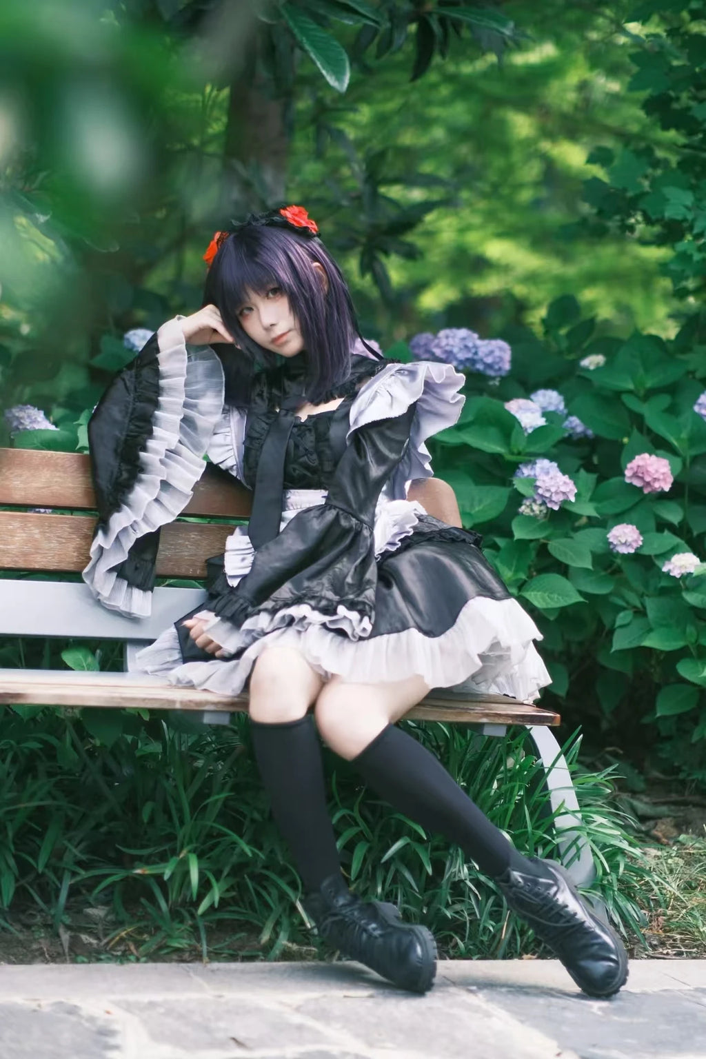 Anime My Dress Up Darling Marin Kitagawa Cosplay Costume Maid Cosplay Dress Halloween Kitagawa Marin Kuroe Shizuku Full Set