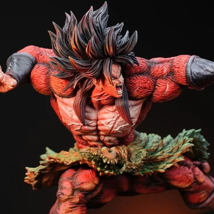 28cm Dragon Ball Broli Super Saiyan Handmade Animation Character Model Statue Collectible Desktop Decoration Action Figure Gift