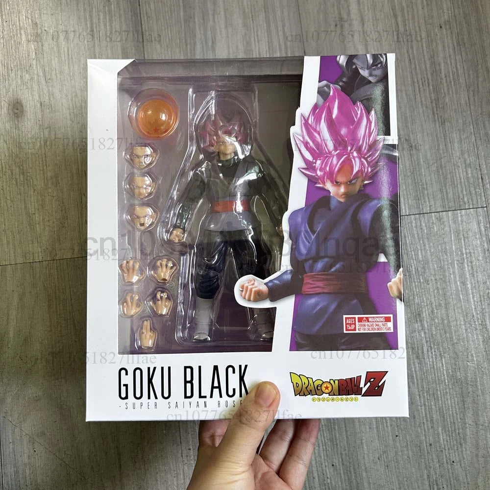 Dragon Ball Z Super Saiyan Rose Goku Black Action Figure Model Toys Joint Movable Gift For Friends Room Decor Christmas Present