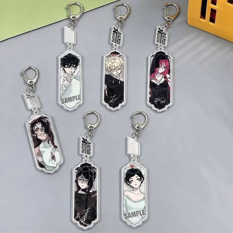 Hot Anime Alien Stage Chibis Plush Keychains for Women Accessories Bag Ivan Till Keyrings Jewelry Fans Couple Friends Gifts