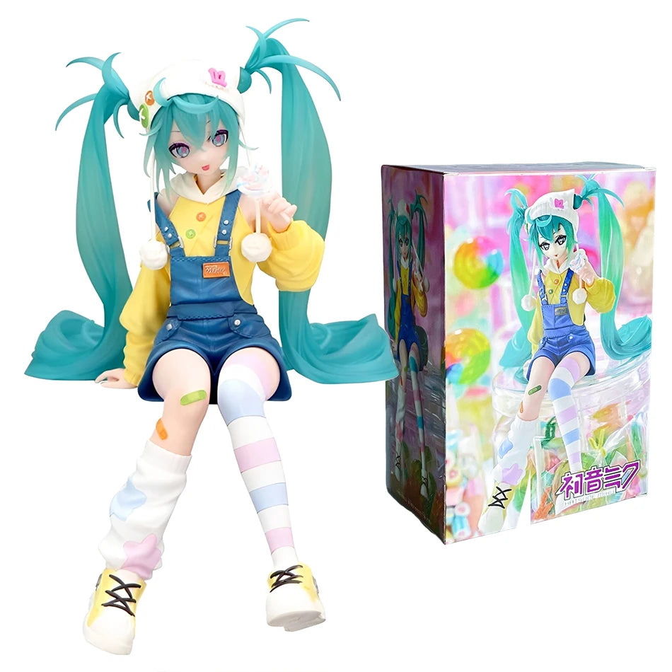 Hatsune Miku Figure Bauhinia Flower Sour Berry Candy Hatsune Miku Anime Beautiful Goddess Figure Tabletop lovely Decorations Toy