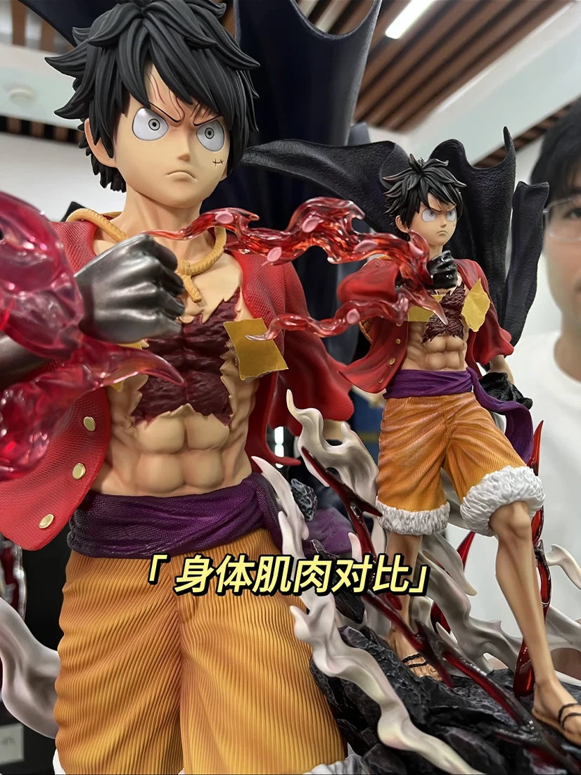 In Stock One Piece 73cm Roronoa Zoro&70cm Goose Step Luffy&70cm Dream Ace Super Large Figure Popular Anime Characters Fan Gift
