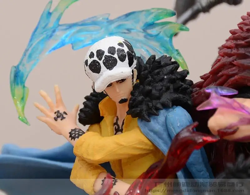 One Piece Lx Three Captains Statue - Wano Arc Luffy, Kid & Law Gk Model, Anime Collectible Gift