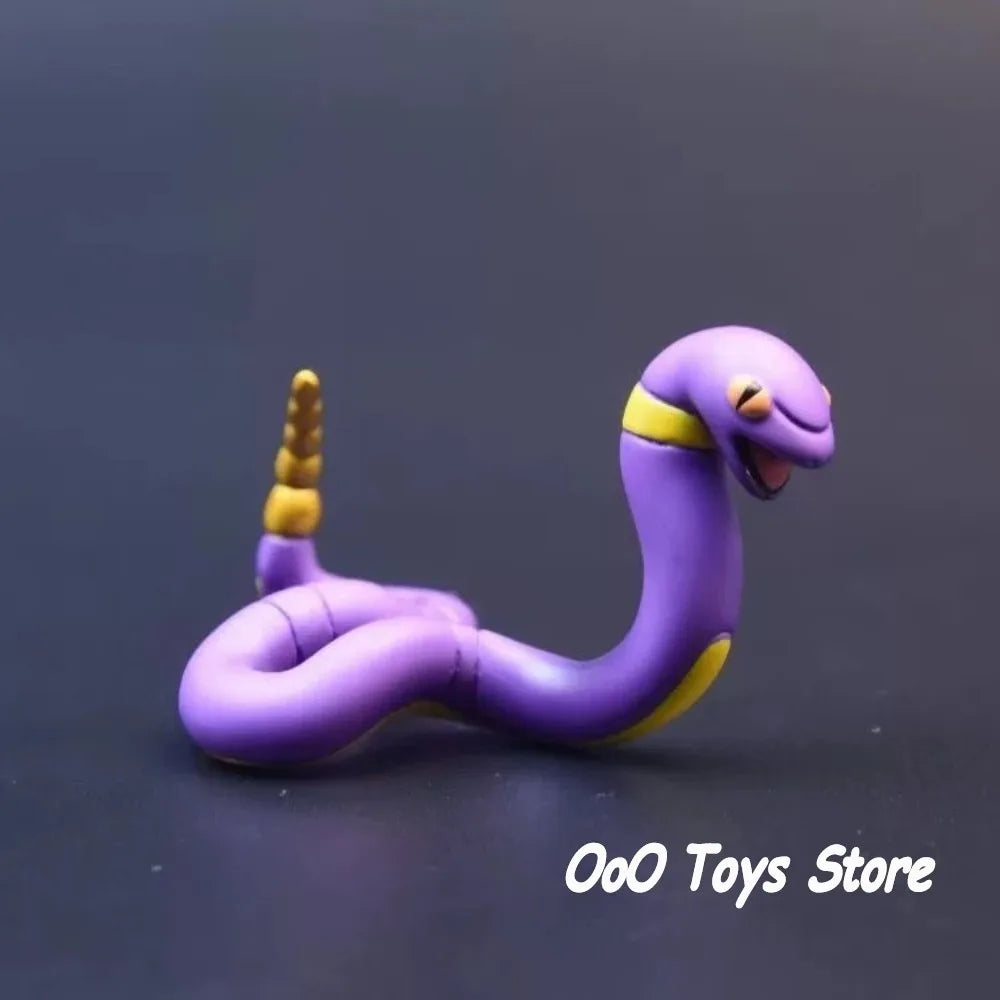 3-8.5cm Anime Pokemen Figure Ekans Evolutionary Combination Action Figures Pvc Desktop Ornamen Collection Model Toys Gifts