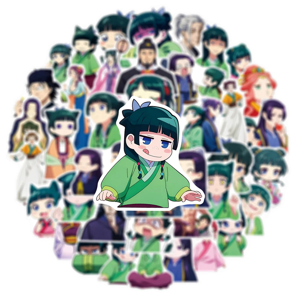 10/30/55pcs New Anime The Apothecary Diaries Stickers Cute Maomao Cartoon Decals DIY Water Bottle Phone Laptop Kawaii Sticker