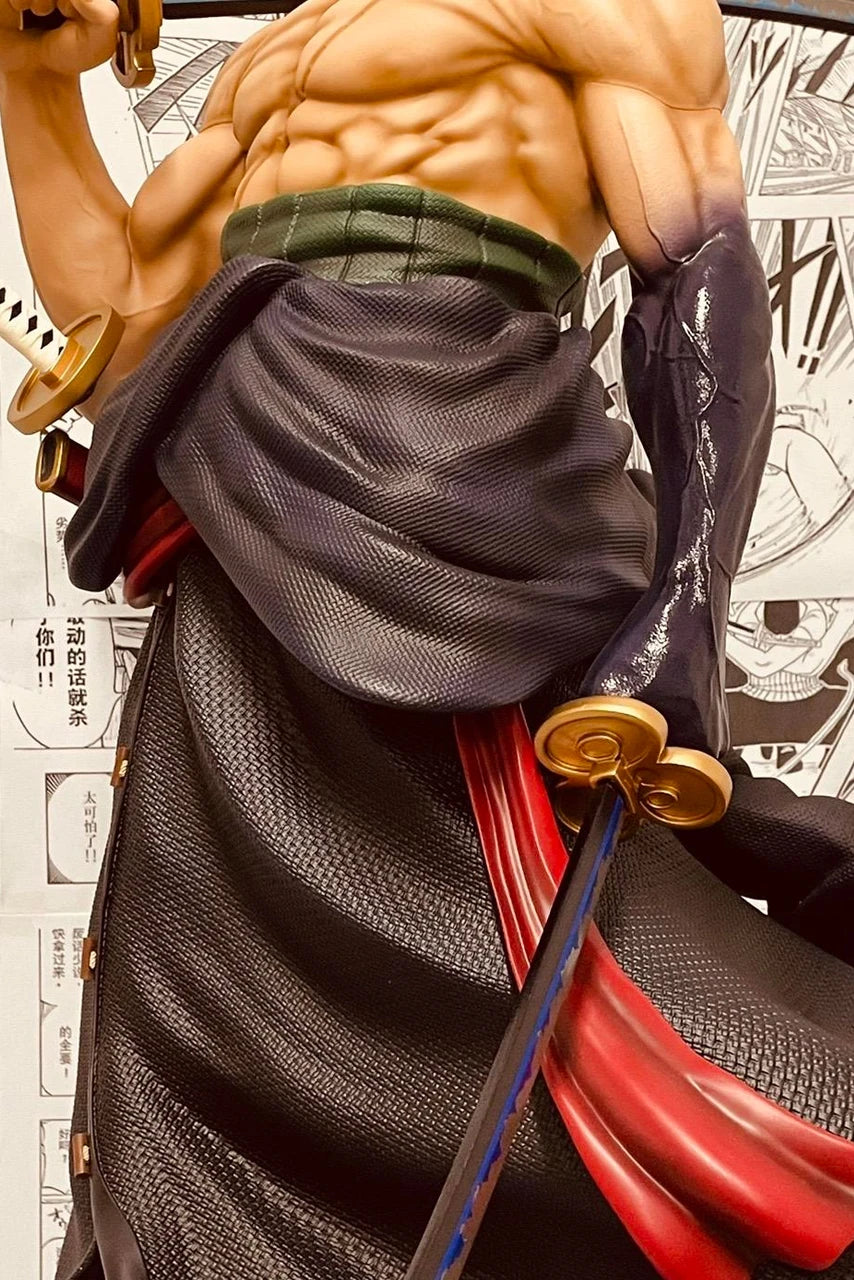 In Stock One Piece 73cm Roronoa Zoro&70cm Goose Step Luffy&70cm Dream Ace Super Large Figure Popular Anime Characters Fan Gift