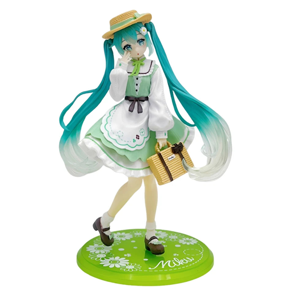 Hatsune Miku Figure Bauhinia Flower Sour Berry Candy Hatsune Miku Anime Beautiful Goddess Figure Tabletop lovely Decorations Toy