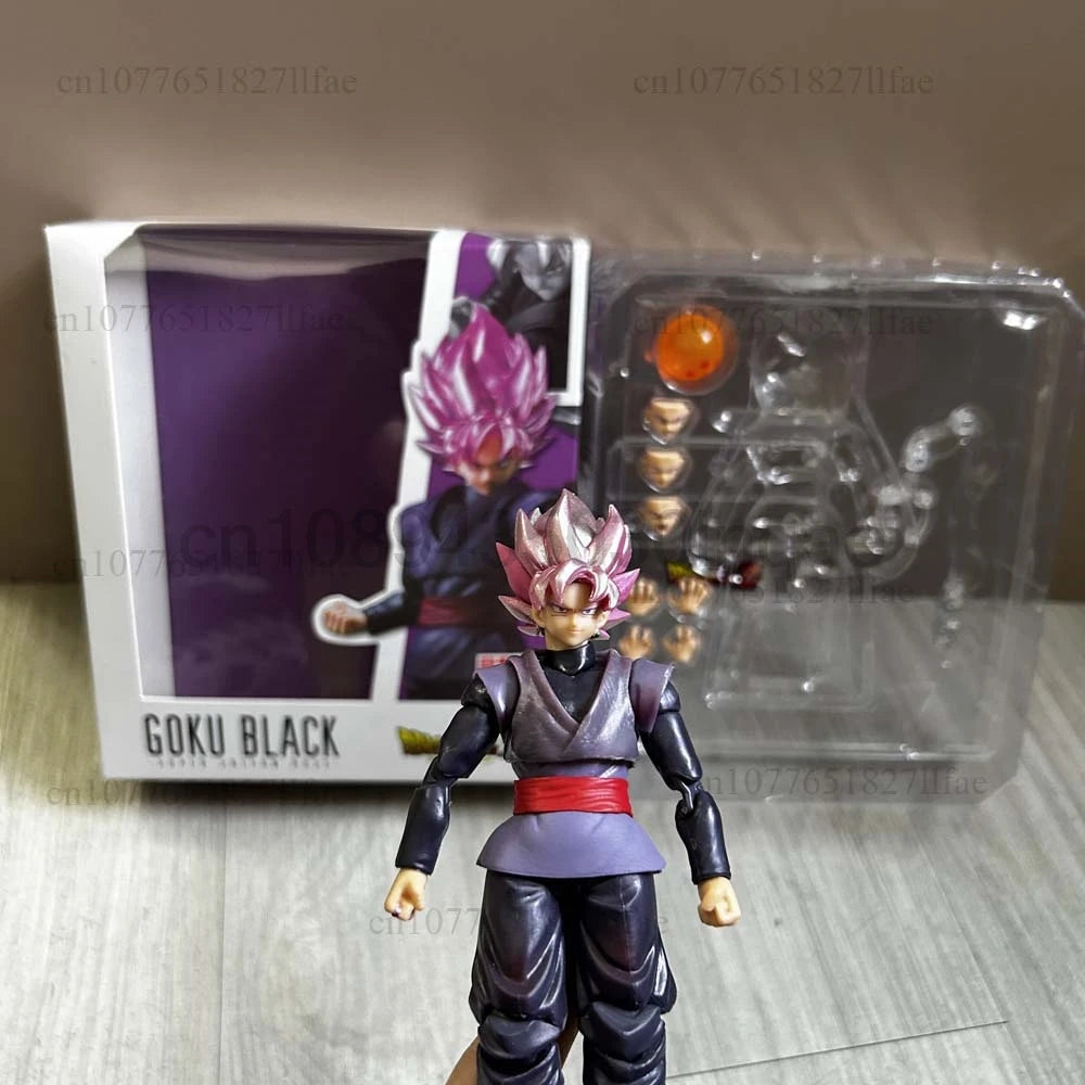Dragon Ball Z Super Saiyan Rose Goku Black Action Figure Model Toys Joint Movable Gift For Friends Room Decor Christmas Present