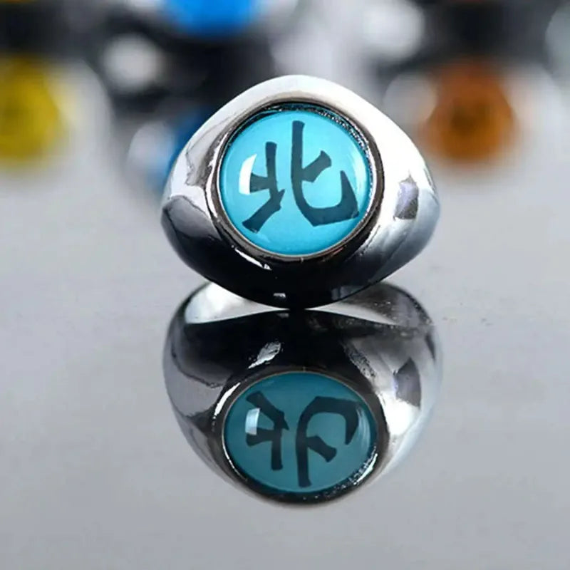 Hot Anime Ring Cosplay Akatsuki Itachi Pain Metal Finger Adult Ninja Props Accessories Cool  Jewelry Gift Adjustable Size