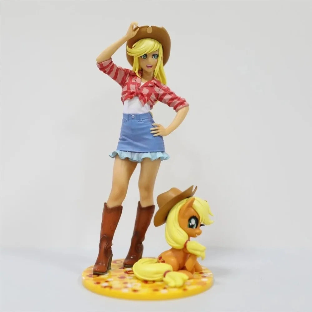 20-22cm Anime My Little Pony Figure Twilight Sparkle/Rainbow Dash/Apple Jack/Hatsune Miku Action Figures PVC Collection Toy Gift