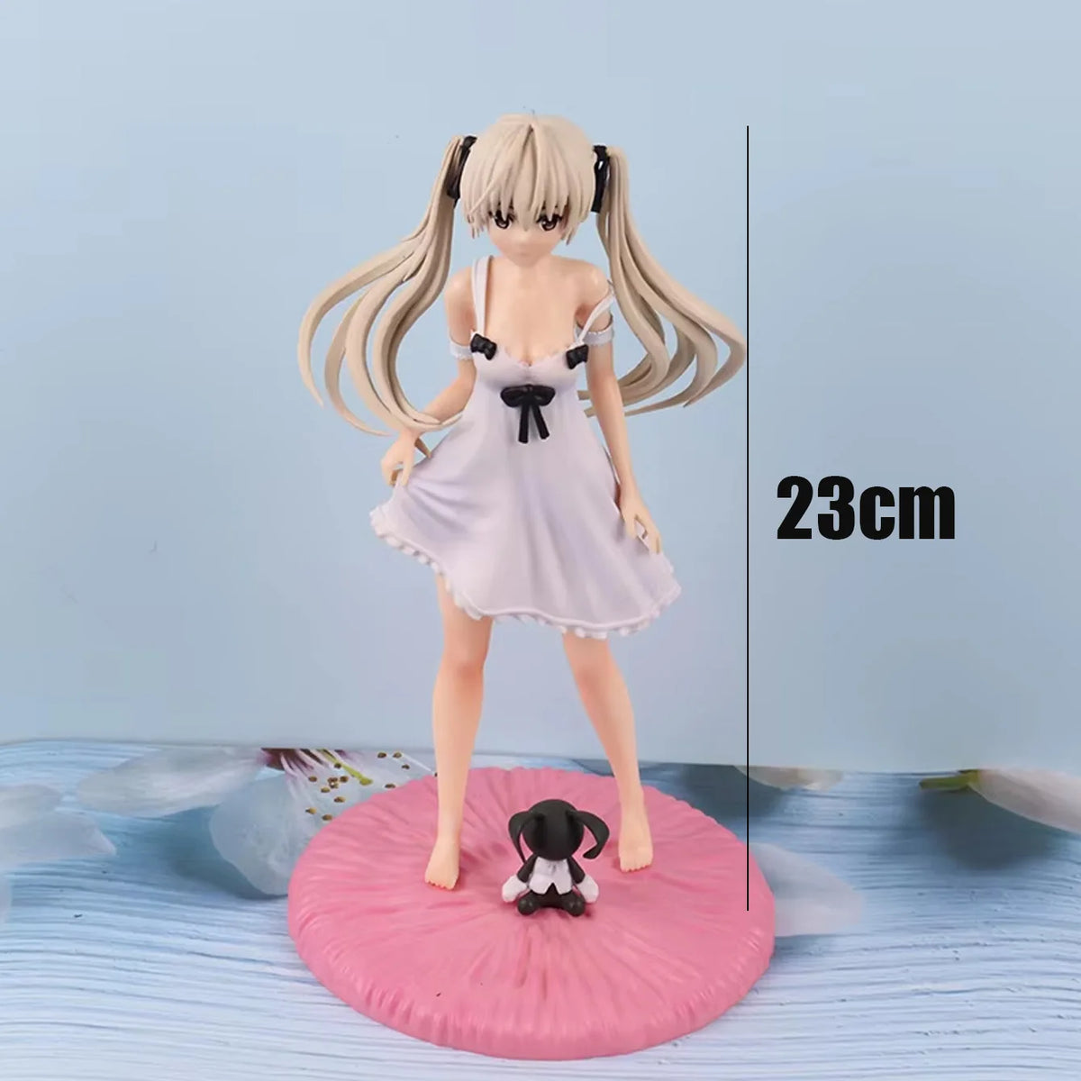 Rem Ram Emilia Anime Character Figure Statue, Detailed Painted Desktop Collectible Ornament for Shelf Display & Gifting