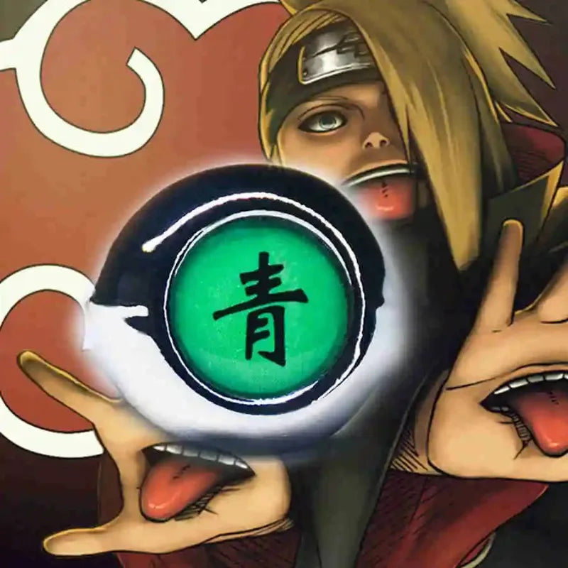 Hot Anime Ring Cosplay Akatsuki Itachi Pain Metal Finger Adult Ninja Props Accessories Cool  Jewelry Gift Adjustable Size
