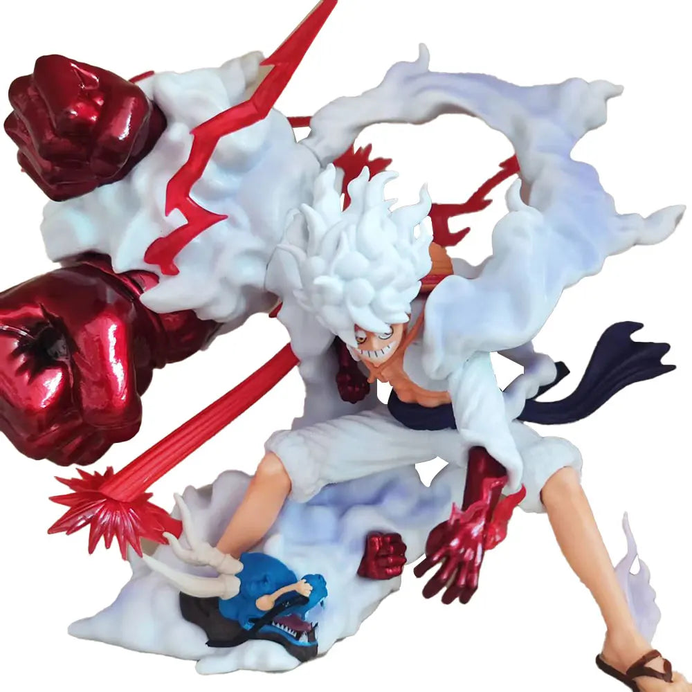 18cm ONE PIECE Nika Form Monkey D. Luffy Figure Collectible Decorations Anime Goods  Toy Gift Christmas Present for Kids