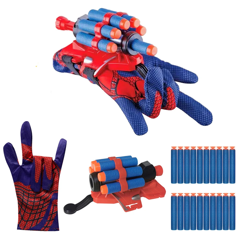 June 1st Party Launcher Glove Web Cosplay Shooters Recoverable Wristband Halloween Props Christmas Gift Carnival Toys Set