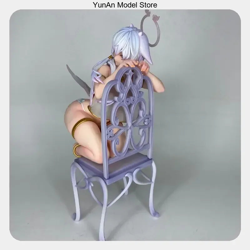 27cm Pure White Angel Chan Anime Figure Desktop Ornament Collectible Gift for Fans