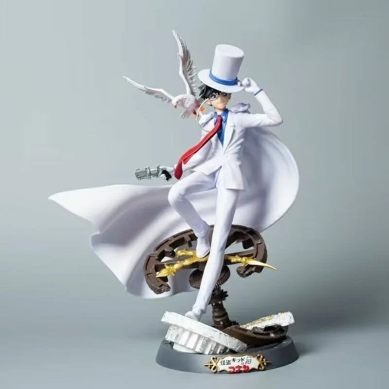 Hot Detective Conan Kaitou Kiddo GK Figure 31cm Anime Figures Action Figurine Statue Model Collection Decoration Toys Boys Gifts