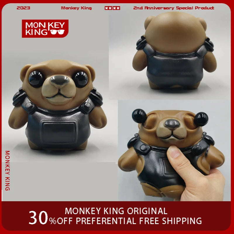 Valorant Game Doll Tactical Bear Squeeze Toy Flex Decompression Relaxation Model Action Stress Relax Toys Holiday Gifts