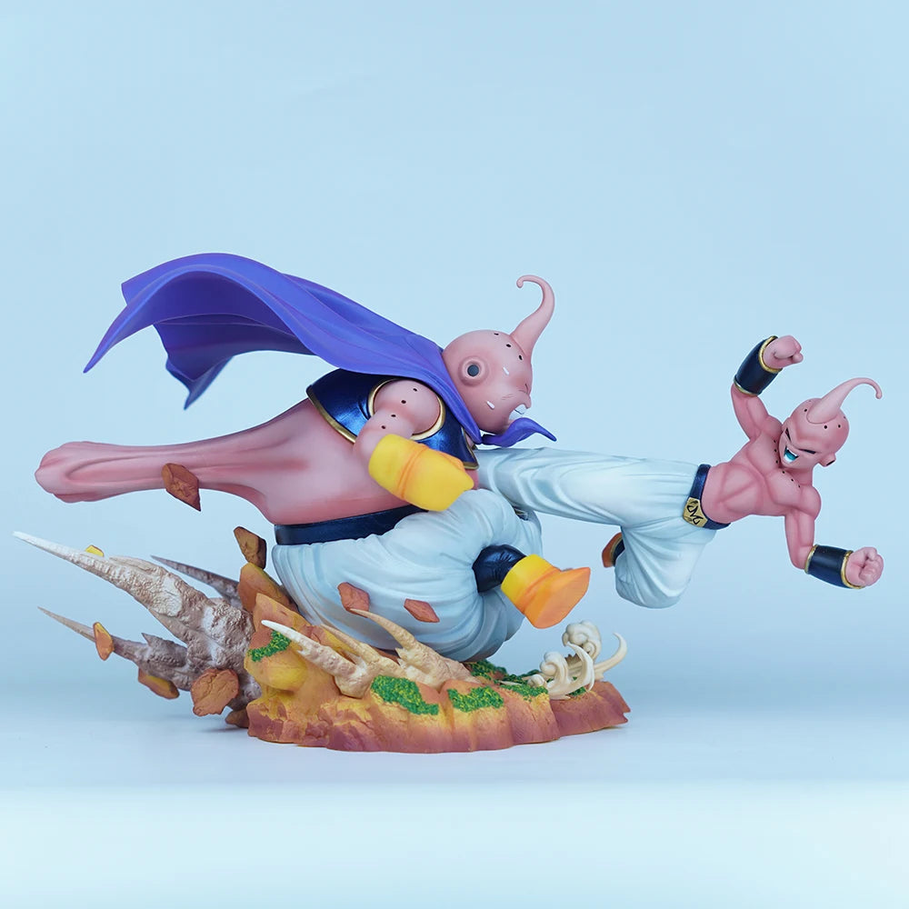 18cm/7.08in Anime Dragon Ball Figure Majin Buu VS Buu Action Figures Pvc Statue Desktop Ornamen Collection Model Toys Gifts