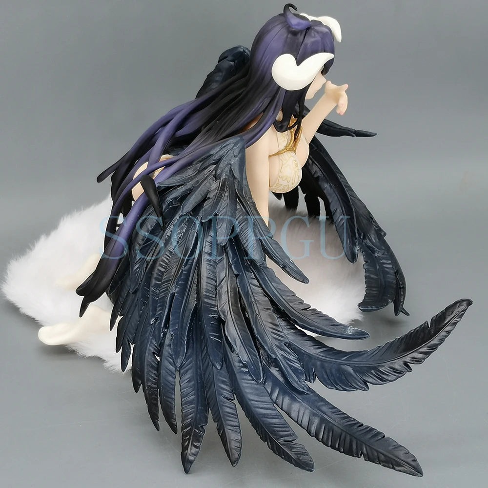 NEW 15CM Overlord Figure Albedo Lingerie 1/7 Claynel Anime Girl PVC Action Figure Toy Albedo Statue Adult Collection Model Doll