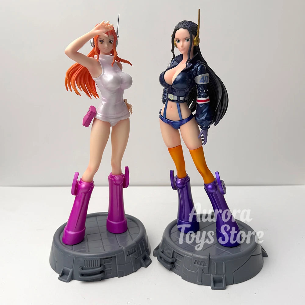26cm/10.24in Anime ONE PIECE Figure Robin Nami Action Figures Pvc Collection Model Toys for Gifts