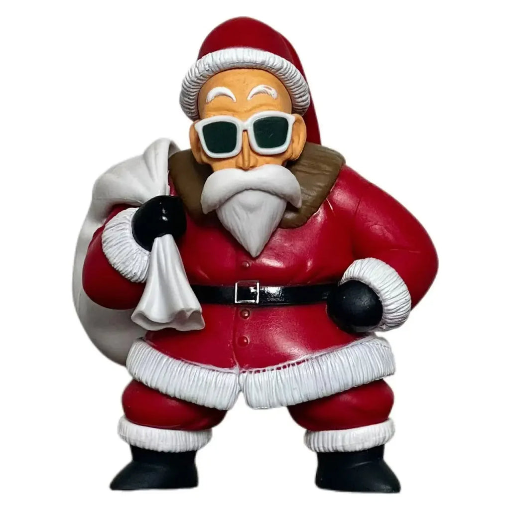 Christmas Anime Collectible Figure Set, Roshi & Chopper Santa Sled PVC Statue Model, Desktop Decor, X‑mas Anime Fan Gift