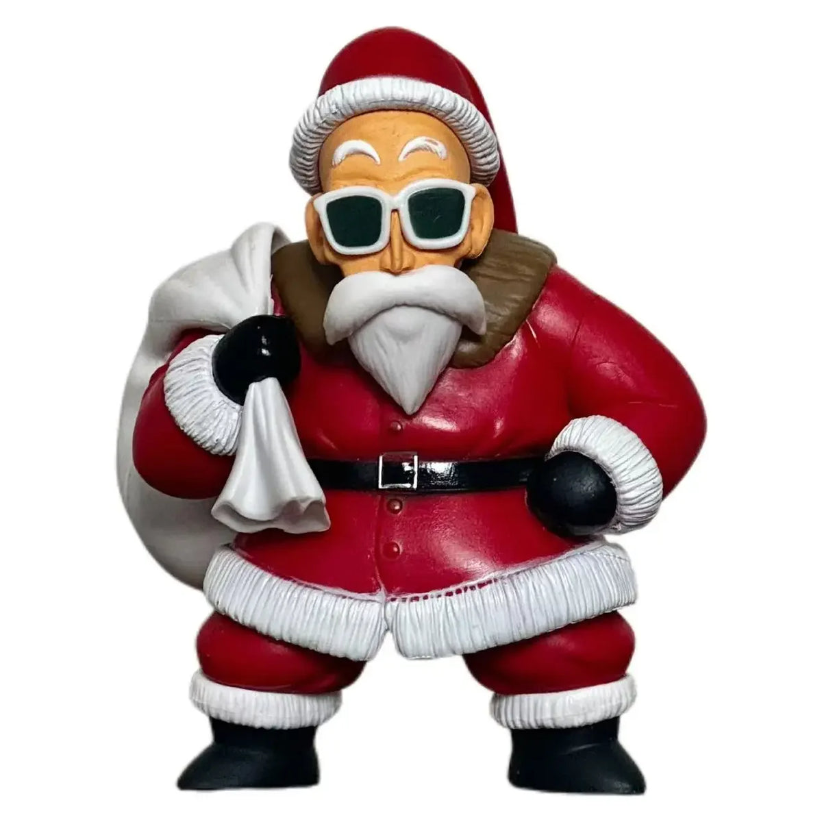 Christmas Anime Collectible Figure Set, Roshi & Chopper Santa Sled PVC Statue Model, Desktop Decor, X‑mas Anime Fan Gift