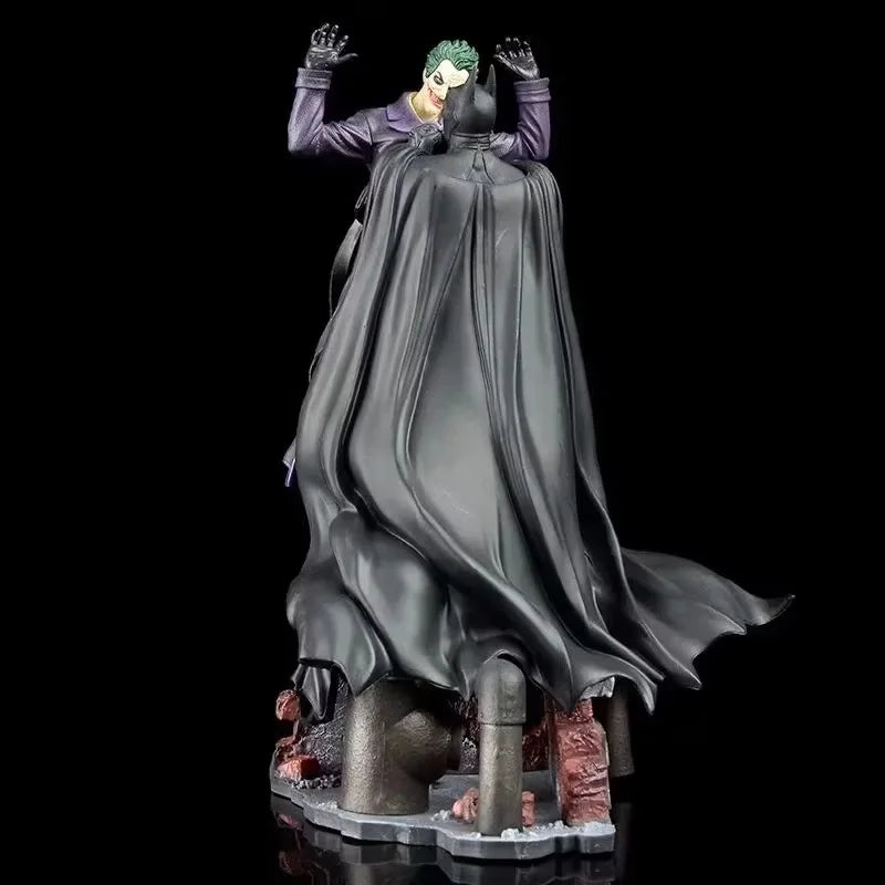 Batman Vs Joker Action Figure - Arkham Collection Bruce Wayne & the Joker Figurine with Base - Comic Anime Statues