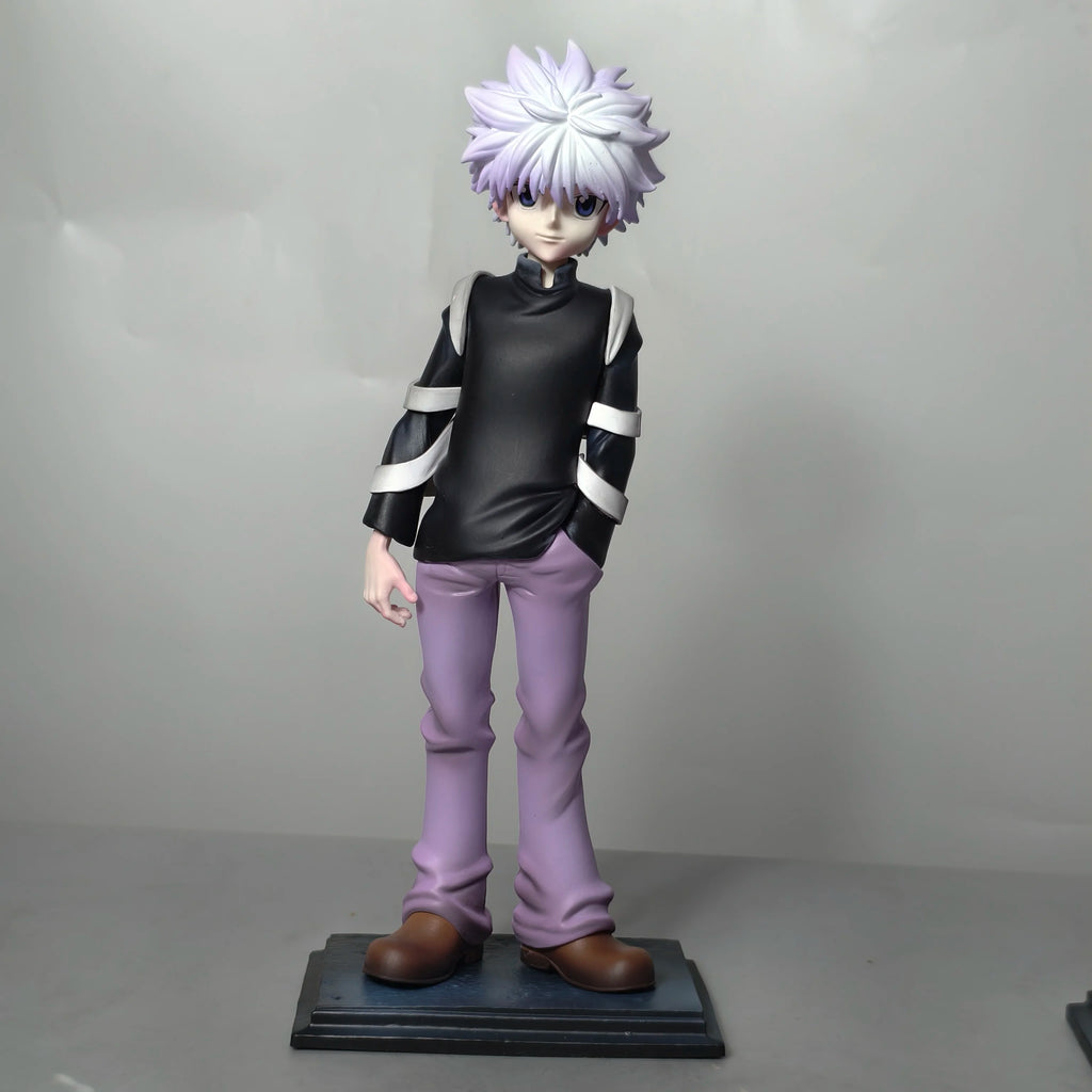 26cm 10.2 inch Anime Killua Zoldyck Figures Pvc Statue Desktop Ornamen Collection Statue Model Decoration Room Desk Toys Gifts
