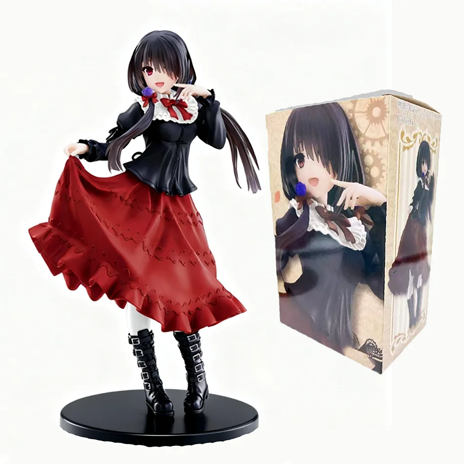 Date A Live Figure Tokisaki Kurumi Casual Wear Ver. PVC Action Figure Anime Figure Model Toys Collection Doll Gift