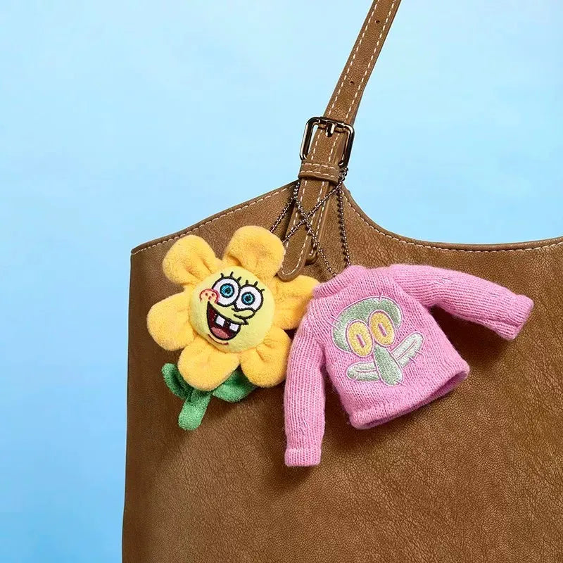 Official Licensed Spongebob Bikini Bottom Blind Bagdoll Fridge Magnet Cute Anime Figure Kawaii Birthday Pendant Gift Home Decor