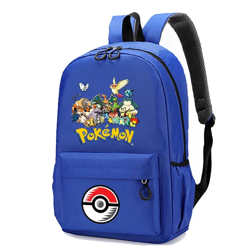 Anime Figure Backpack Printed Schoolbag Student Supplies Large Capacity Bookbag Cute Portable Colorful Knapsack Men Women Gift