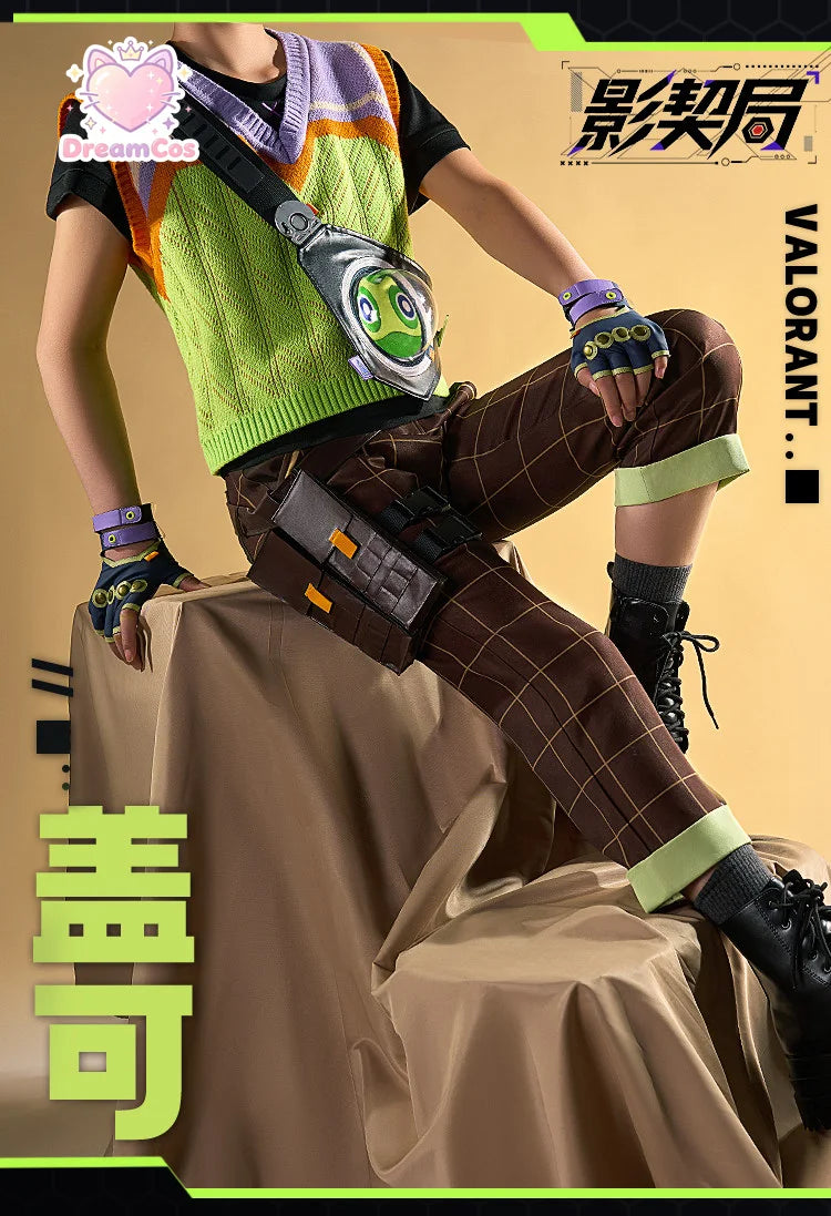 Valorant Gekko Cosplay Costume Anime Game Outfit Full Set DreamCos