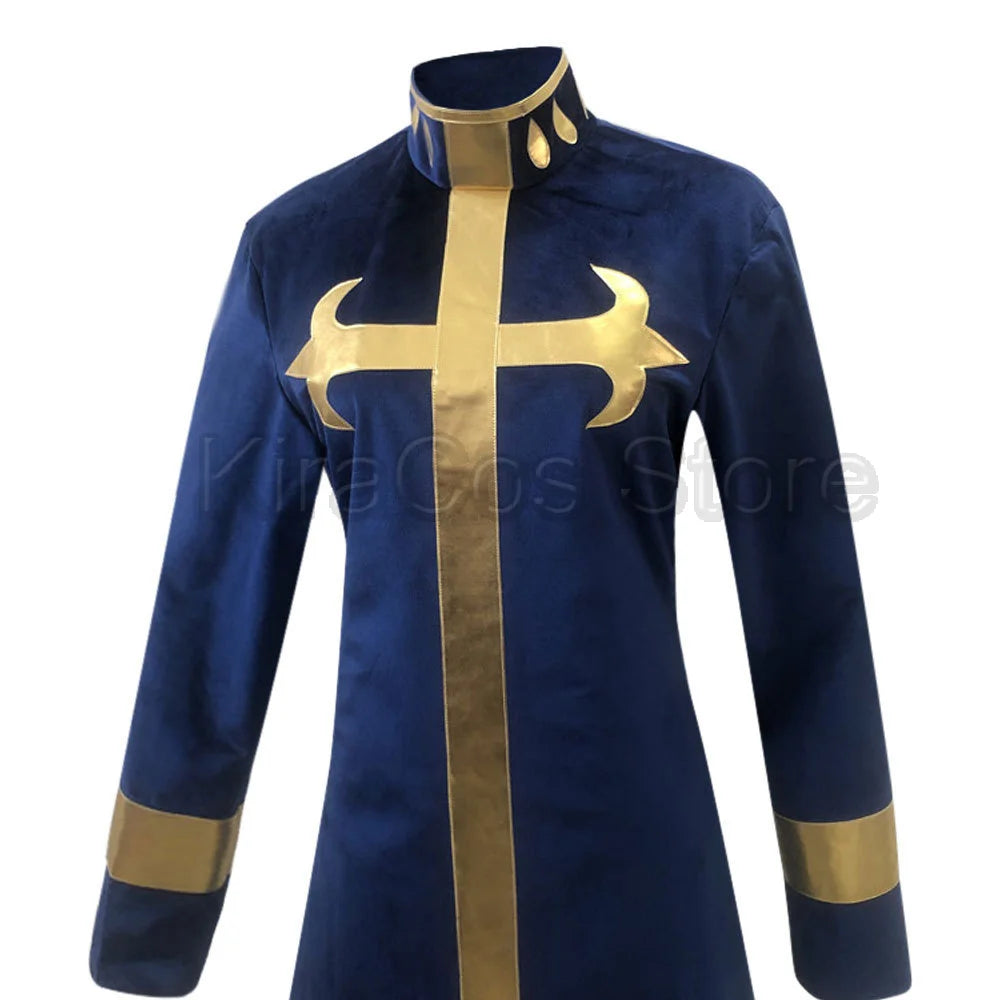 The wonderful adventure Sea of Stones cosplay of Jojo in the Saint Veda anime, Enrico Puchi cosplay stage costumes
