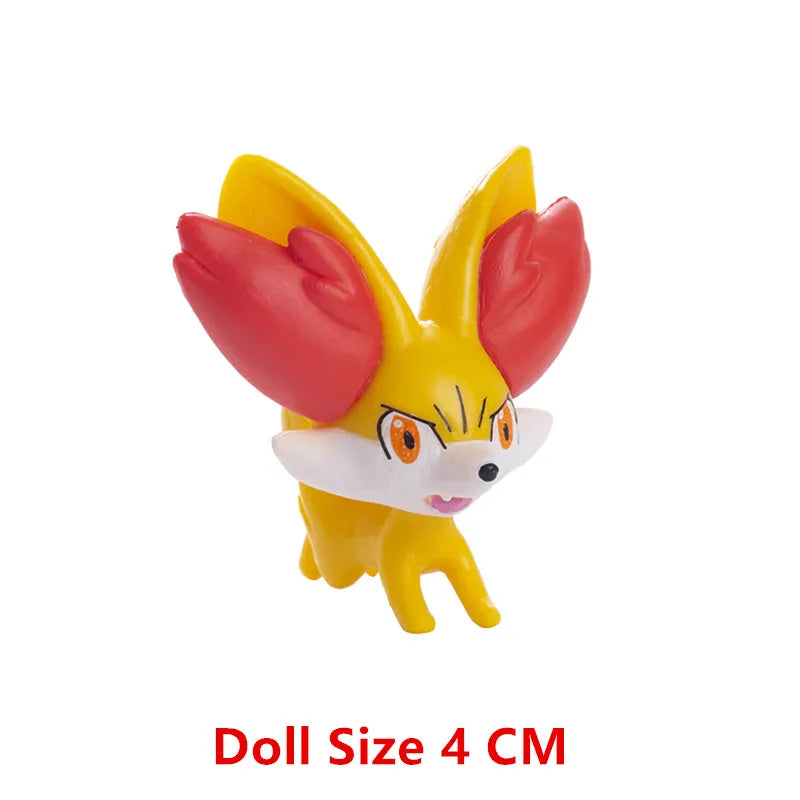 Pokemon Cartoons Anime Figure Pikachu Charmander Eevee Squirtle Cosplay Toys Model Figure Collection Dolls Birthday Gift