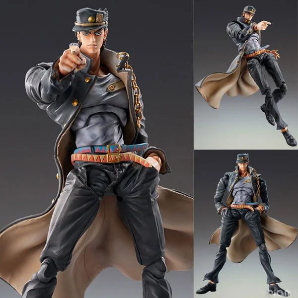 Jojo's Superimage Bruno Kujo Jotaro Apaki Movable Action Figure - Collectible Shouban Model Toy for Fans of Wonderful Adventure