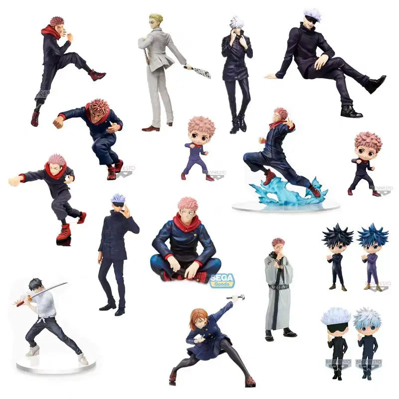 Jujutsu Kaisen blind box anime figure collectible toy Gojo Itadori Fushiguro Nobara Sukuna random mystery surprise best box