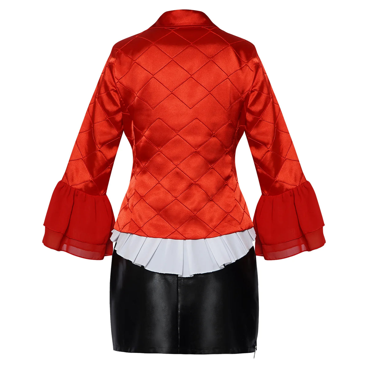 Anime New Movie Suicide Harley Cosplay Costume Red Coat Girl Lady Gaga Quinn  Halloween Party Cosplay Costume Prop