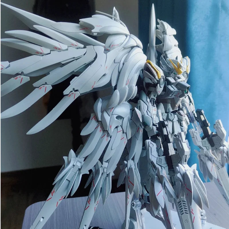 Mg 1/100 8827 Snow White Prelude Fix Model Kit Xxxg-00ysw Wings Assembly Action Figures Alloy Skeleton Customized Toys