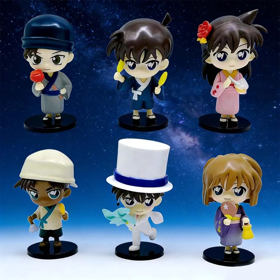 Genuine Detective Conan Gashapon Toys Kuroba Kaito Furuya Rei Akai Shuichi Matsuda Jinpei Action Figure Ornament Toys