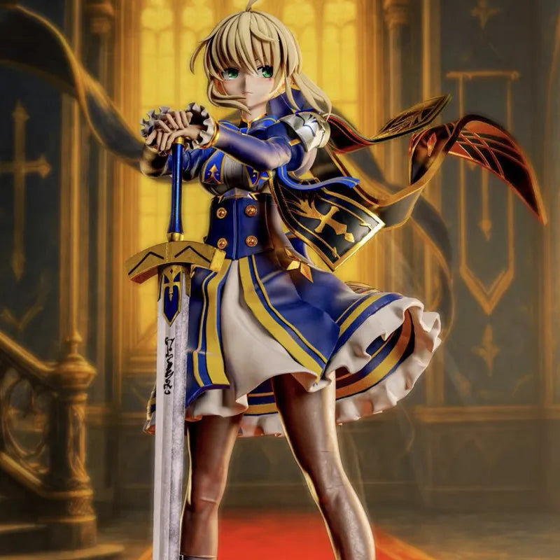 Ane Studio Saber Artoria Pendragon Figure Fate Stay Night Anime Collectible Pvc Statue Desktop Decoration For Anime Collectors